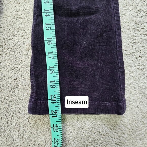 Point Zero Girl 6x Purple Jean Corduroy Wide Leg Pants - Picture 4 of 11
